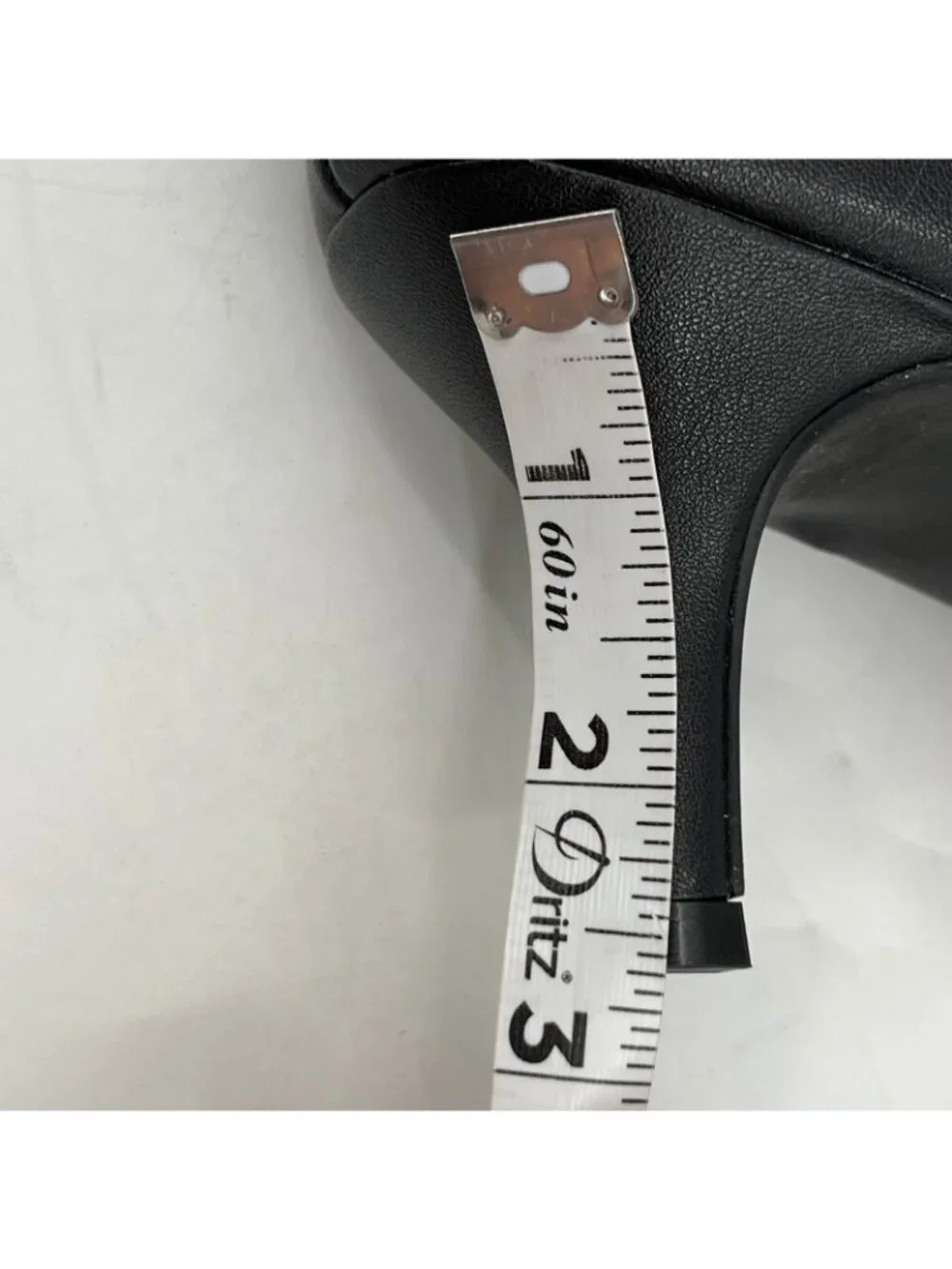 Giani Bernini Crueella Knee High Boots Black Size 9.5 M Faux Leather Kitten Heel